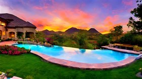 4K Infinity Pool Landscape