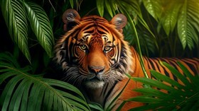 4K Jungle Tiger