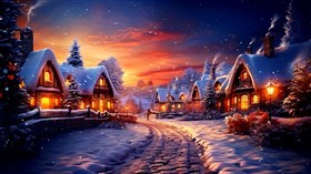 4K Winter Village