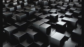 4K Black Cubes