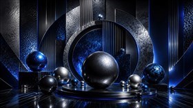 4K Blue Ball Back