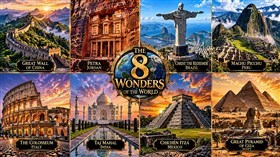 4K 8 Wonders of the World
