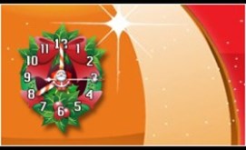 Wreath clock