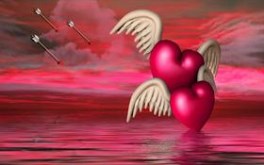 Flying Hearts Valentine