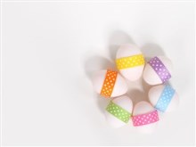 Wrapped Easter Eggs
